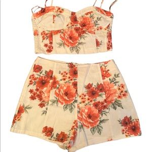 Forever 21 flower print set 🌺